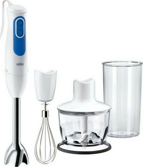 Braun MultiQuick 3 Ραβδομπλέντερ με Ανοξείδωτη Ράβδο 700W Λευκό