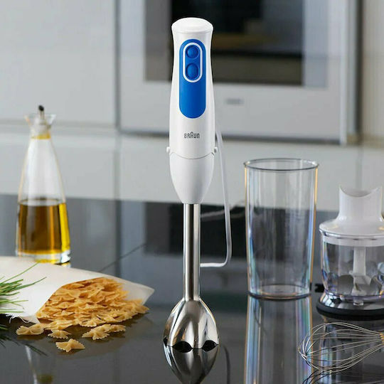 Braun MultiQuick 3 Ραβδομπλέντερ με Ανοξείδωτη Ράβδο 700W Λευκό