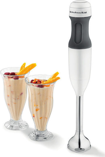 Kitchenaid Ръчен Блендер с Аноскидостова Пръчка 180W Бял