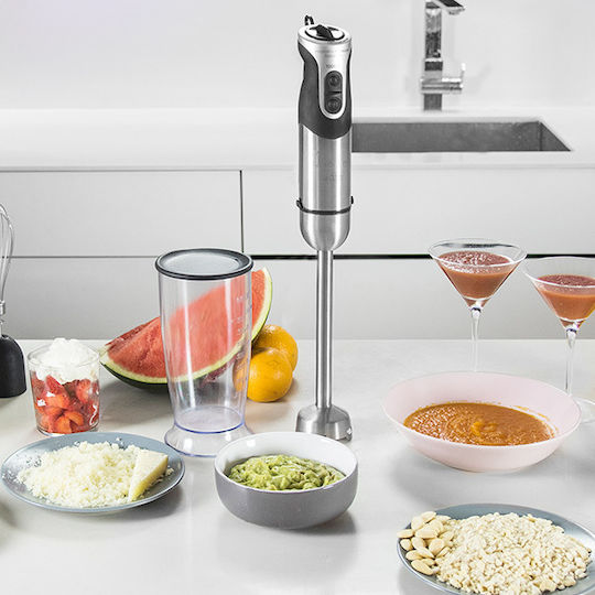 Cecotec Titanium 1000 Pro Handmixer mit Inox-Stab 1000W Schwarze