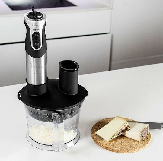 Cecotec Titanium 1000 Pro Handmixer mit Inox-Stab 1000W Schwarze