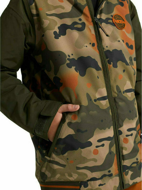 Kelp Kinderjacken & Winterjacken Lässig Lang mit Kapuzen- Khaki