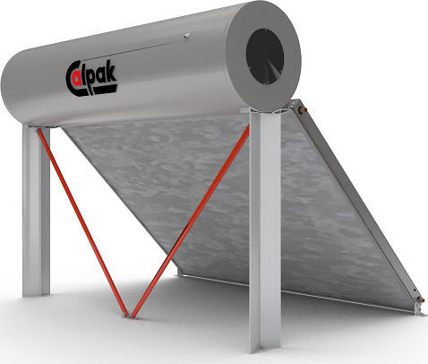 Calpak Mark 4 H Încălzitor solar de apă 300 litri Sticlă Energie Triplă cu colector orizontal de 3 metri pătrați