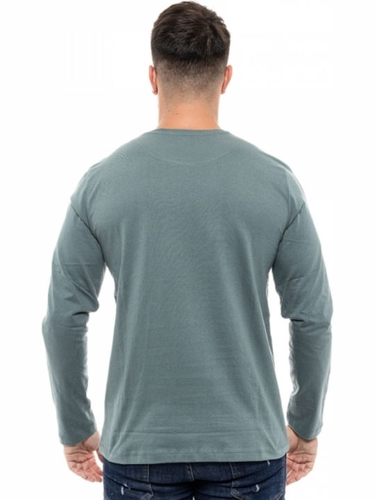 Splendid Men's Long Sleeve Blouse Green