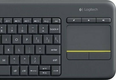 Logitech Wireless Touch Keyboard K400 Ασύρματο Πληκτρολόγιο με Touchpad Αγγλικό US