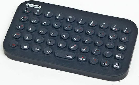 Gembird KB-BTF2-B Ασύρματο Bluetooth Πληκτρολόγιο Αγγλικό US