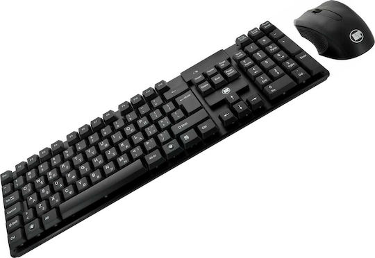 Lamtech LAM622185 Ασύρματο Σετ Πληκτρολόγιο & Ποντίκι Ελληνικό