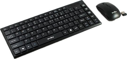 Weibo WB-8068 Ασύρματο Σετ Πληκτρολόγιο & Ποντίκι Αγγλικό UK