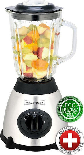 Royalty Line SME-600.6 Blender with Glass Jug 1.5 lt 600W Gray