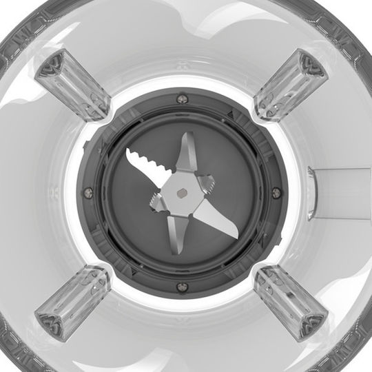 Moulinex LM811D Perfect Mix LM811D Блендер за смути със Стъклен съд 2лт 1200W Инокс