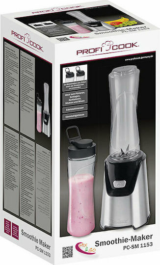 Profi Cook PC-SM 1153 Blender Cu Cană Din Plastic 600 ml 400W Inox