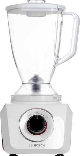 Bosch SmoothieMixx Μπλέντερ με Πλαστική Κανάτα 1.5 lt 500W Κόκκινο
