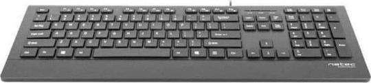 Natec Barracuda Slim Πληκτρολόγιο Αγγλικό US