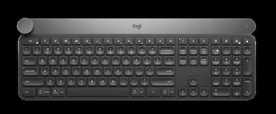Logitech Craft Ασύρματο Bluetooth Πληκτρολόγιο Αγγλικό US