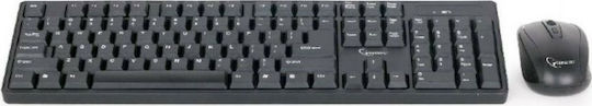 Gembird KBS-W-01 Fără fir Set tastatură și mouse Engleză US