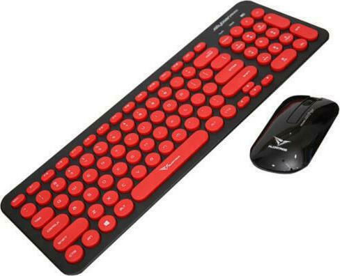 Alcatroz Jellybean A2000 Wireless Keyboard & Mouse Set English US Red