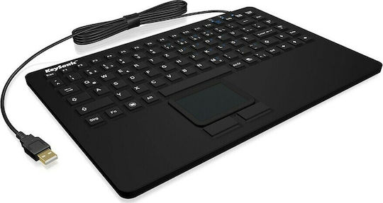 KeySonic KSK-5230 Tastatur mit Touchpad Englisch US
