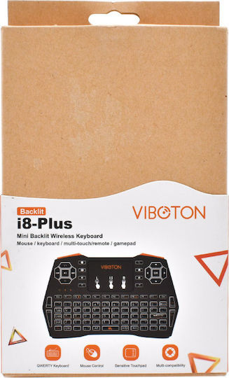 Viboton i8 Plus Fără fir Tastatură cu touchpad Engleză US