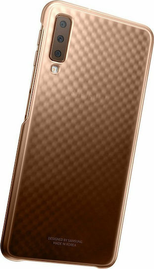 Samsung Back Cover Plastic Gold (Galaxy A7 2018)