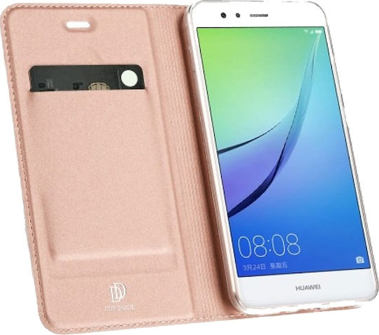 Dux Ducis Skin Pro Series Book Synthetic Leather Rose Gold (Galaxy A9 2018)