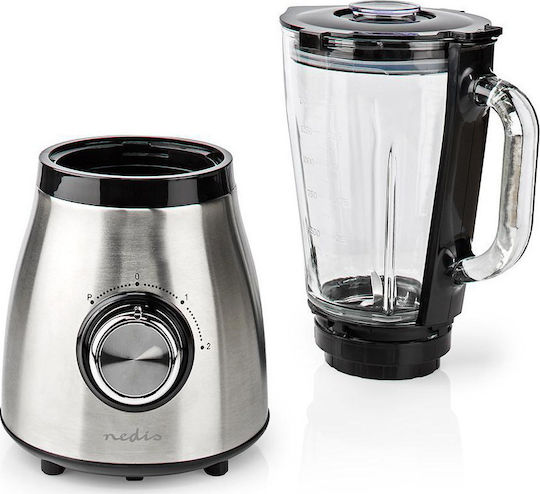 Nedis Blender with Glass Jug 1.5 lt 800W Black KABL350CAL