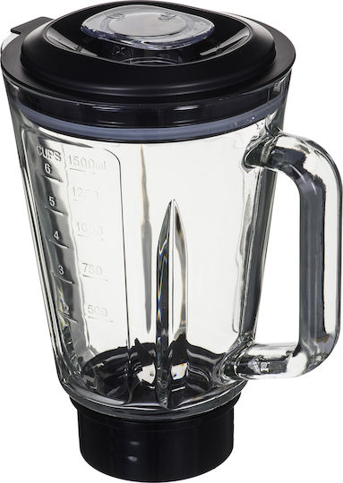 Black & Decker Blender with Glass Jug 1.5 lt 800W Gray BXJB800E
