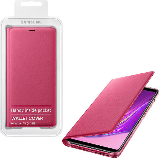Samsung Buchen Sie Synthetisches Leder Rosa (Galaxy A9 2018)