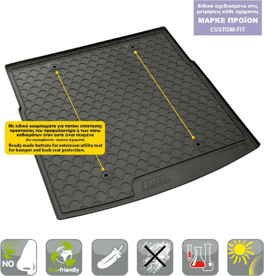Lampa Trunk Mat Tray Type for Audi Q7 2015+ Black