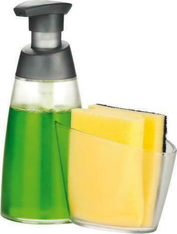 Tescoma Dispenser Bucătărie Plastic cu Suport pentru Burete Alb 350ml