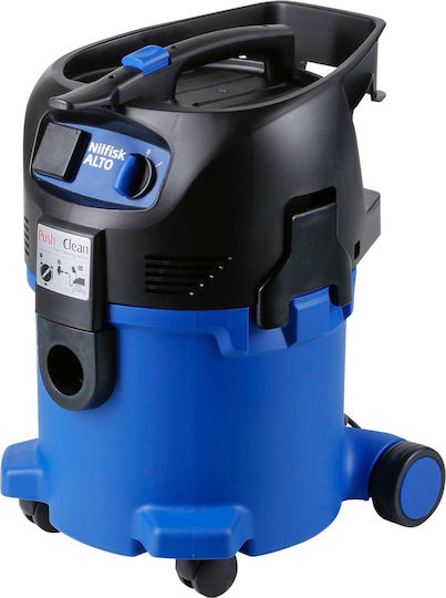 Nilfisk Attix 30-21 PC Staubsauger Flüssigkeiten / Feststoffe 1500W mit Kunststoff Behälter 30Es