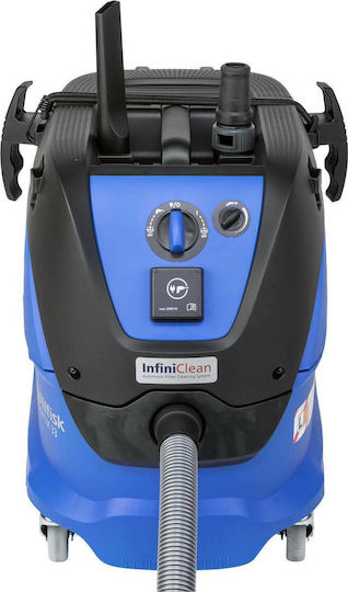 Nilfisk ATTIX 33-2L IC Прахосмукачка За Течности / Твърди 1400W с Пластмаса Контейнер 30лт