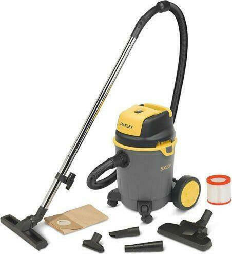 Stanley SXVC20PE Staubsauger Flüssigkeiten / Feststoffe 1200W mit Kunststoff Behälter 20Es