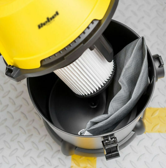 Rebel Σκούπα Υγρών / Στερεών 1400W με Πλαστικό Κάδο 15lt