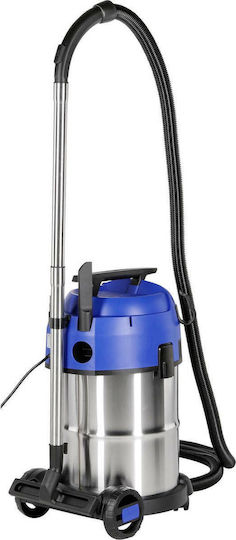 Nilfisk 30 Vacuum Wet / Dry 1400W with Plastic Bin 30lt