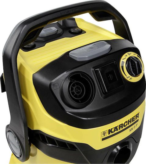 Karcher WD 5 P Σκούπα Υγρών / Στερεών 1100W με Πλαστικό Κάδο 25lt