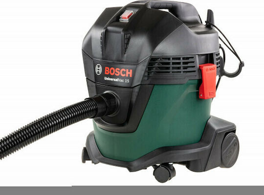 Bosch UniversalVac 15 Staubsauger Flüssigkeiten / Feststoffe 1000W mit Kunststoff Behälter 15Es