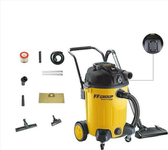 FFG WDVC 35 PRO Vacuum Wet / Dry 1200W with Plastic Bin 35lt