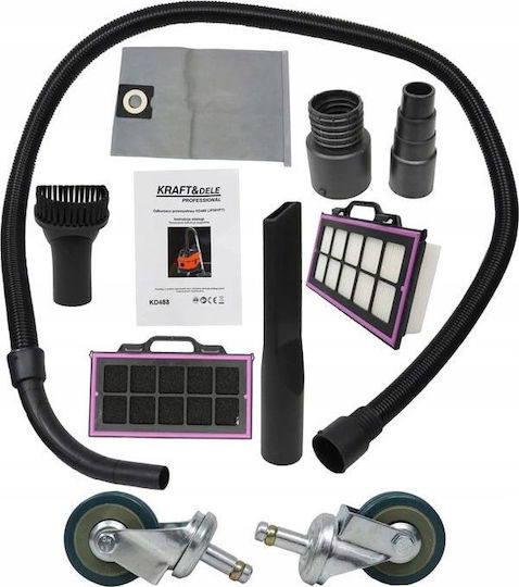 Kraft & Dele Aspirator Lichide / Solide 1600W Recipient 30lt
