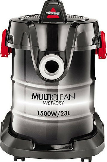Bissell Multiclean Aspirator Umede-Uscate 1500W Cu Recipient Din Inox 23L