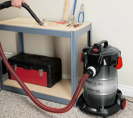 Bissell Multiclean Aspirator Umede-Uscate 1500W Cu Recipient Din Inox 23L