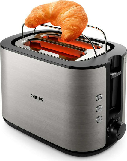 Philips Viva Collection Toaster 2 Slots 950W Inox