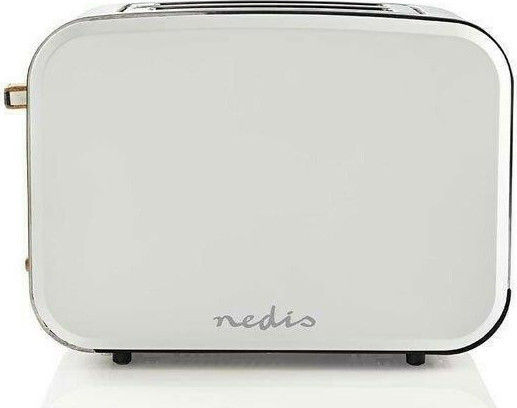 Nedis Тостер Двуместна 900W Бяла