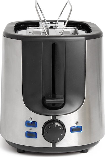 Homa Toaster 2 Slots 1000W Inox