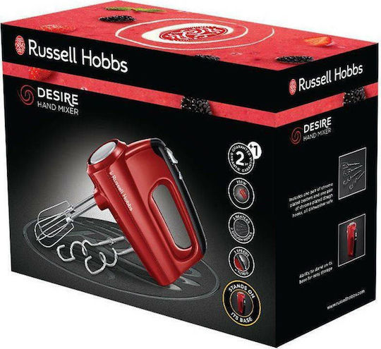 Russell Hobbs Desire Μίξερ Χειρός 350W Κόκκινο