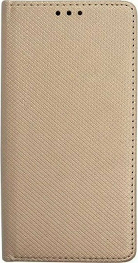 Forcell Book Δερματίνης Χρυσό (Galaxy S10)