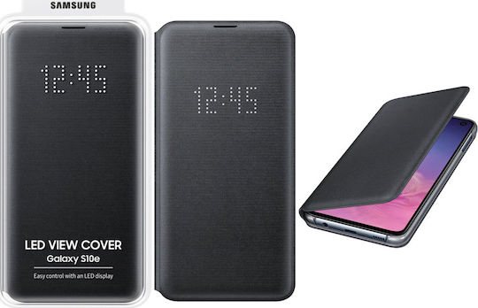 Samsung Led View Cover Book Πλαστικό Μαύρο (Galaxy S10e)