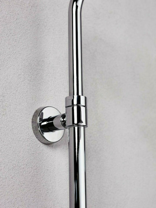 Tema Shower Column Without Mixer 85cm Silver