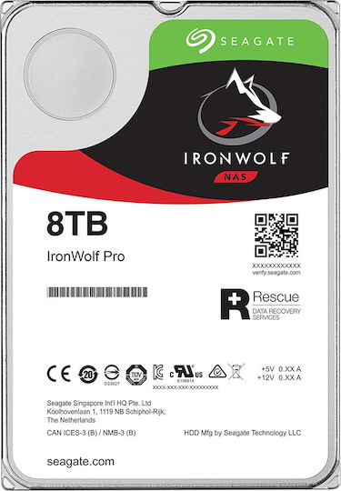 Seagate IronWolf 3TB HDD Hard Drive 3.5" SATA III 5900rpm with 64MB Cache for NAS ST3000VN007
