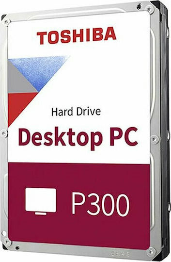 Toshiba P300 6TB HDD Hard Drive 3.5" SATA III 5400rpm with 128MB Cache for Desktop HDWD260UZSVA