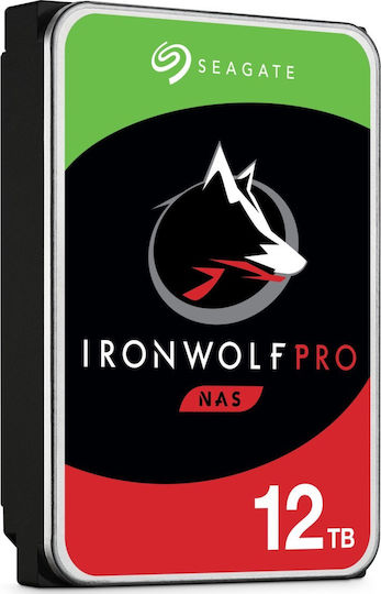 Seagate IronWolf Pro 12TB HDD Hard Drive 3.5" SATA III 7200rpm with 256MB Cache for NAS ST12000NE0008
